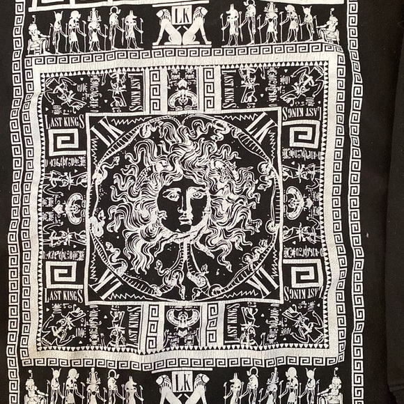 Last Kings Crew Neck Black Print - Picture 2 of 3